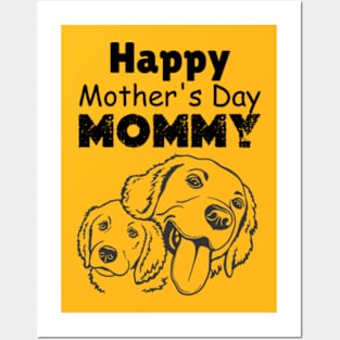 Mothers Day 2024  DOG MOMMY mom dog  Gift From Daughter Funny Posters and Art